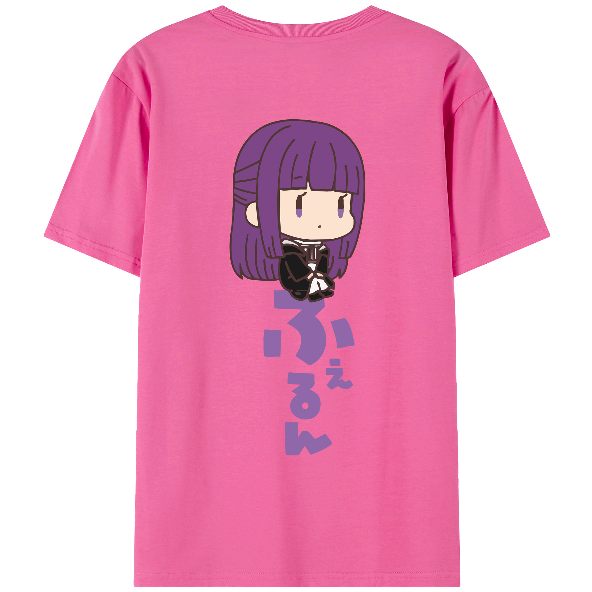 （画像用） 葬送のフリーレン Frieren レディース半袖Tシャツ(バックプリント)